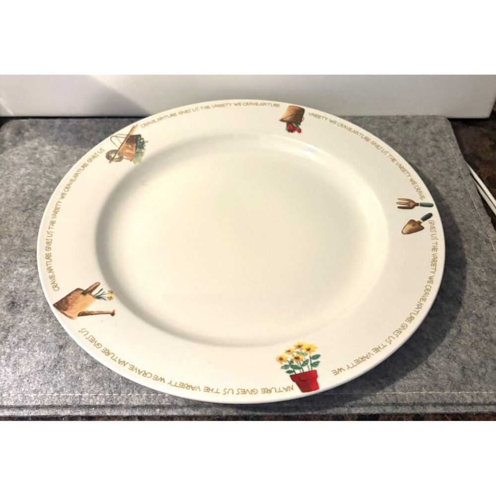 Thomson 12" Platter, "My Garden " Design  # 2950